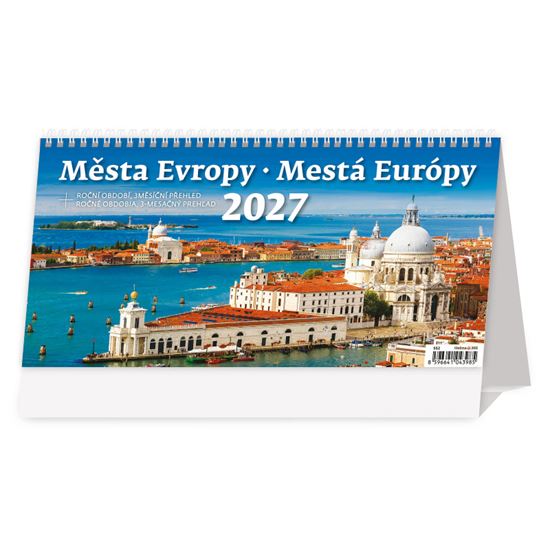 Obrázek z Kalendář stolní - Města Evropy / S54