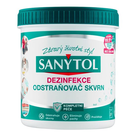 Obrázek z SANYTOL dezinfekční odtraňovač skvrn - 450 g