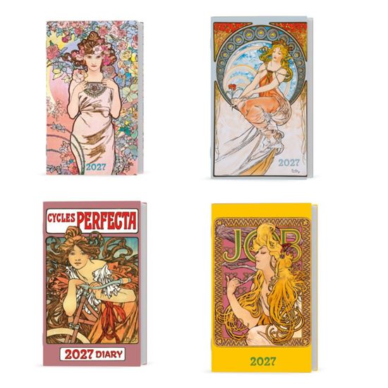 Obrázek z Diář kapesní Alfons Mucha - týdenní / Alois mix