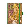 Obrázek z Blok Alfons Mucha premium - A5 / zelená