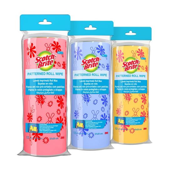 Obrázek z Utěrky čisticí v roli Scotch-Brite - mix barev