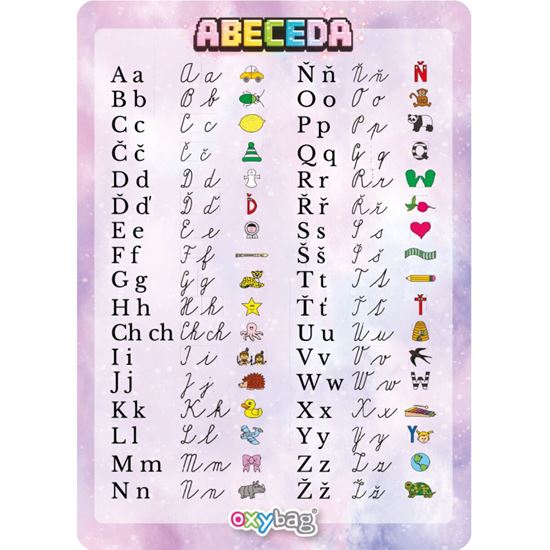 Obrázek z Vzdělávací karty A4 - Abeceda
