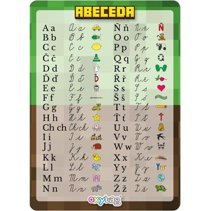 Obrázek Vzdělávací karty A4 - Abeceda / Playworld