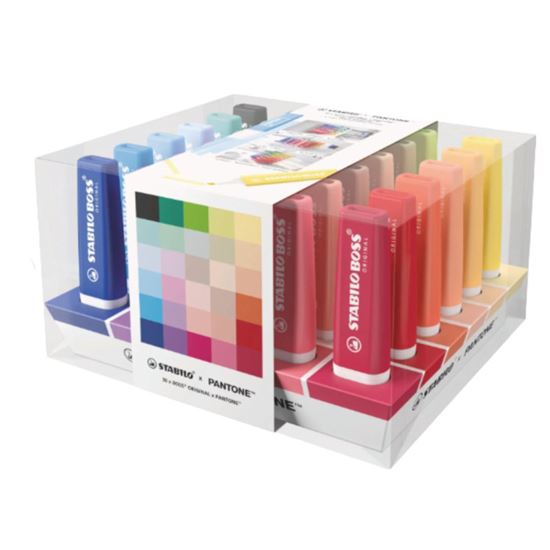 Obrázek z Zvýrazňovače STABILO BOSS x PANTONE - 30 ks