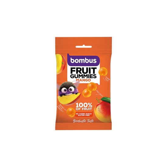 Obrázek z Bombus Fruit Energy bonbóny - mango gummies / 35g