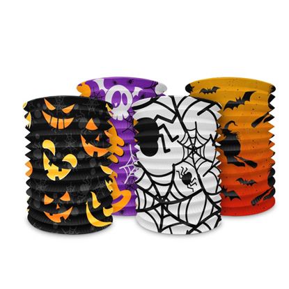 Obrázek Lampion roztahovací 15 cm - Halloween mix