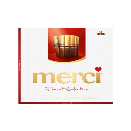 Obrázek z Bonboniéra MERCI - mix červená / 250 g