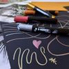 Obrázek z Akrylový popisovač K-marker Metallic - kulatý hrot / sada 4 ks