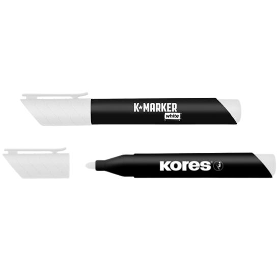 Obrázek z Akrylový popisovač K-marker - kulatý hrot / bílý