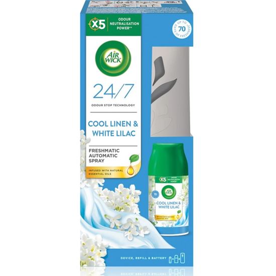 Obrázek z Air Wick Freshmatic - Svěží prádlo a bílá orchidej, strojek a náplň / 250 ml