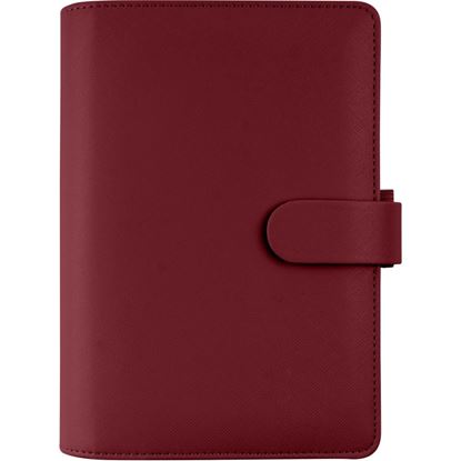 Obrázek Diář Filofax Saffiano - osobní / dark cherry modular