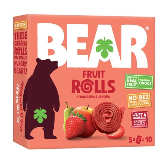 Obrázek z BEAR yoyo roller - jahoda 5 x 20 g