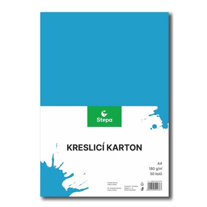 Obrázek Kreslicí karton - A4 / 180 g / 50 listů / sv.modrá